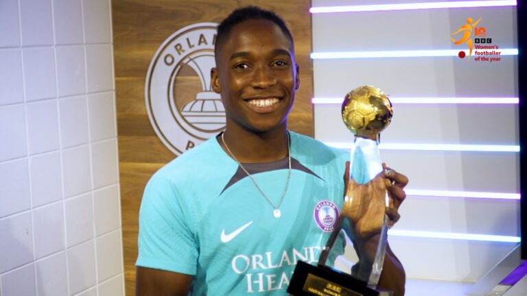 Zambia and Orlando Pride striker, Barbra Banda has been named BBC Women’s Footballer of the Year 2024