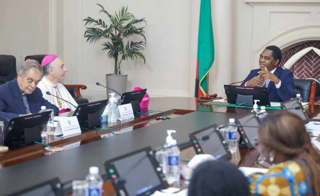 President Hichilema Reaffirms Zambia’s Partnership with the Catholic Church