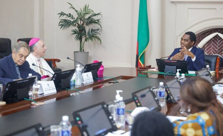 President Hichilema Reaffirms Zambia’s Partnership with the Catholic Church