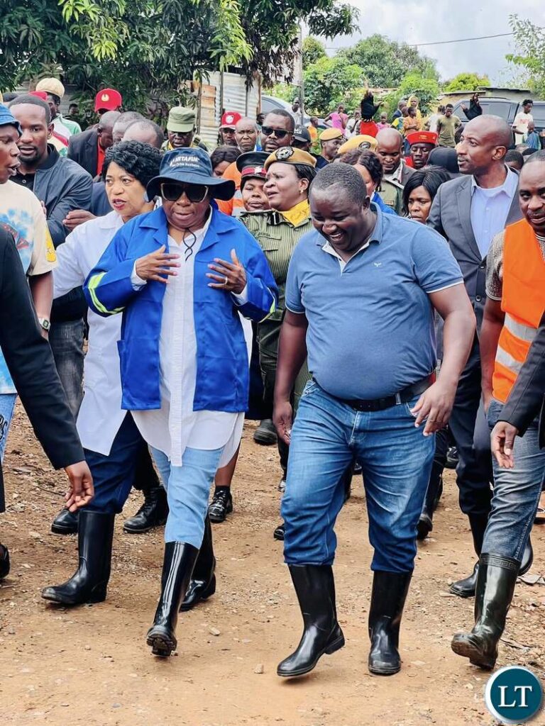 Vice President  Mutale Nalumango Warns Against Blocking Drainages Amid Lusaka Flooding Crisis