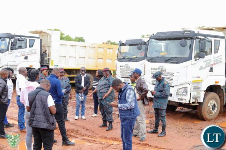 Zambia National Service Constructs Detour Ahead of Bridge Reconstruction