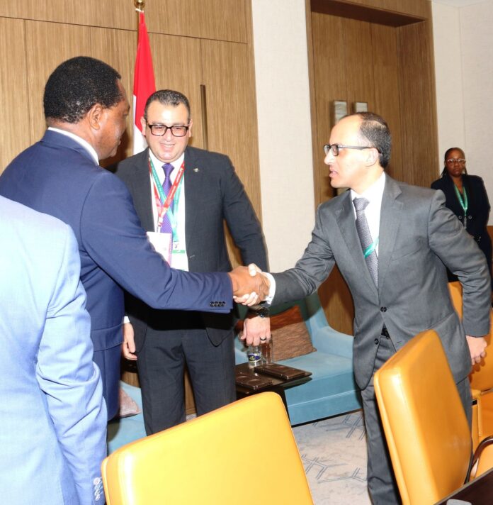 hh and egyptian officials