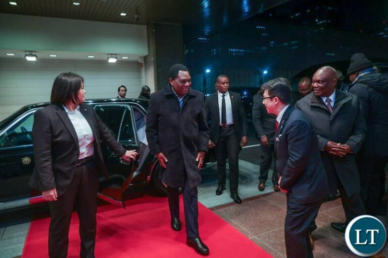 President Hakainde Hichilema has arrived in Tokyo, Japan for an official visit
