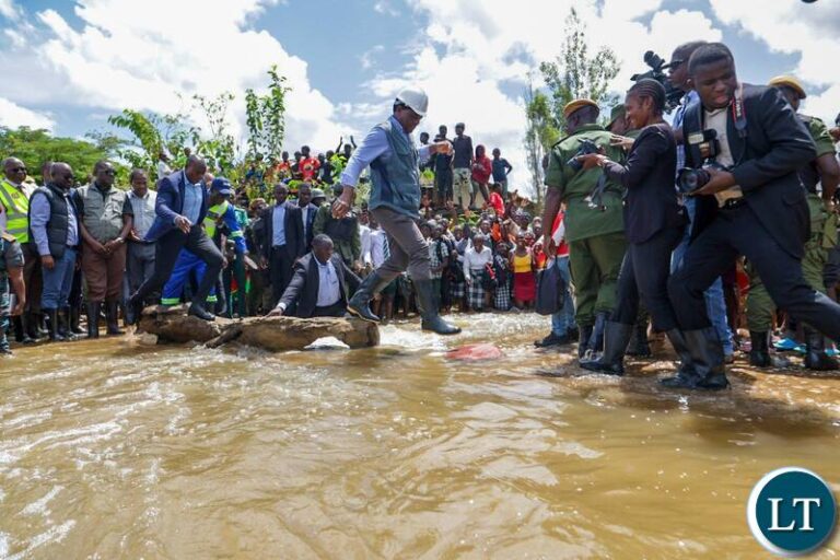 President Hichilema Orders Removal of Homes Blocking Waterways Amid Lusaka Flood Crisis