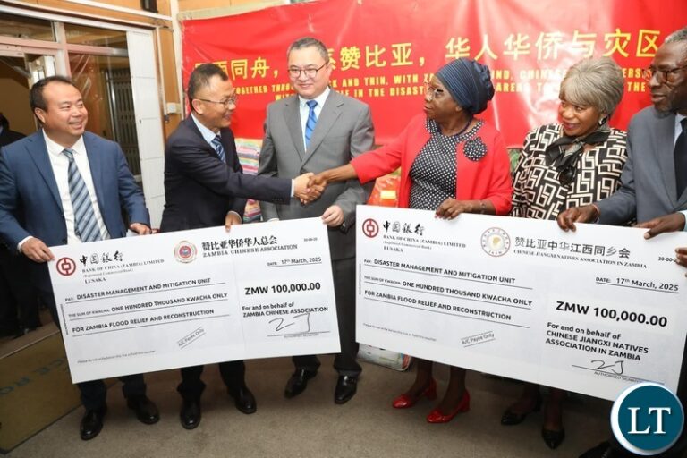 China Donates Over K1 Million in Aid to Zambia Amid Drought Recovery