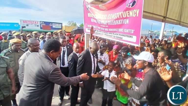 President Hichilema Calls for Youth Empowerment and Unity at National Youth Day Commemoration