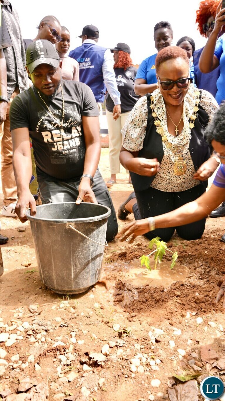 Lusaka Mayor Champions Green Furure With WVD Zambia On Earth Day