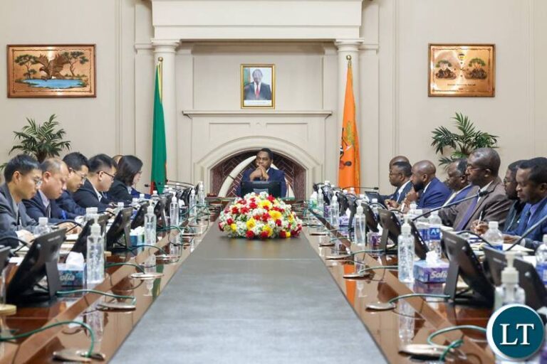 President Hichilema Welcomes Chinese Trade Delegation at State House