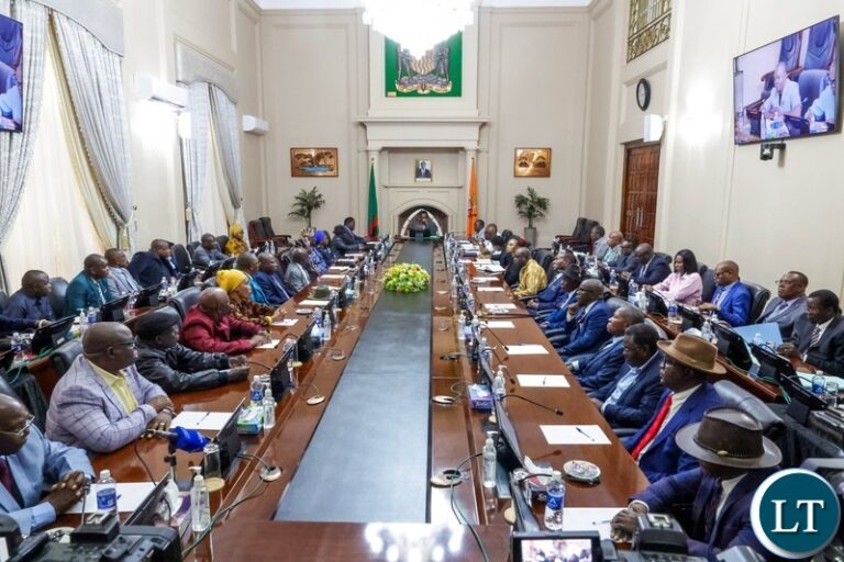 President Hichilema Meets House of Chiefs, Commits to Strengthening Traditional Leadership and Rural Development