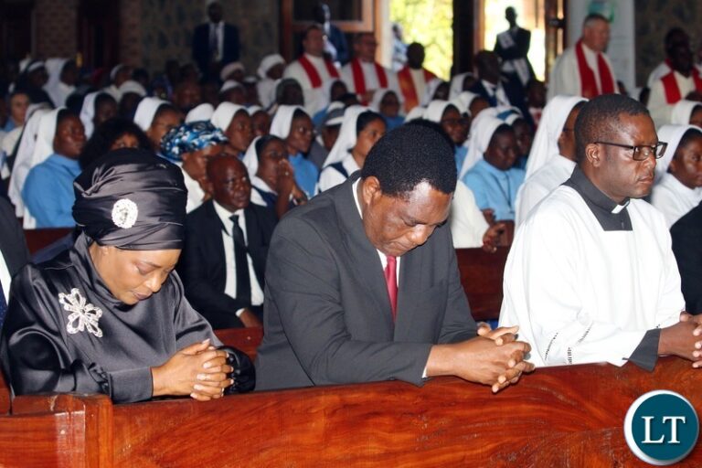 President Hichilema Pays Tribute to Pope Francis at Requiem Mass in Lusaka