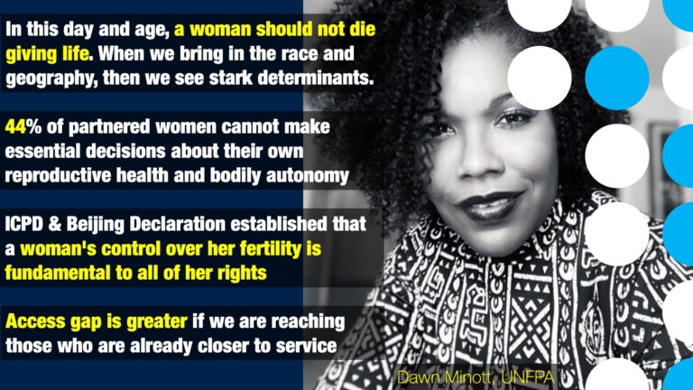 Half of women cannot make decisions about their reproductive health and bodily autonomy