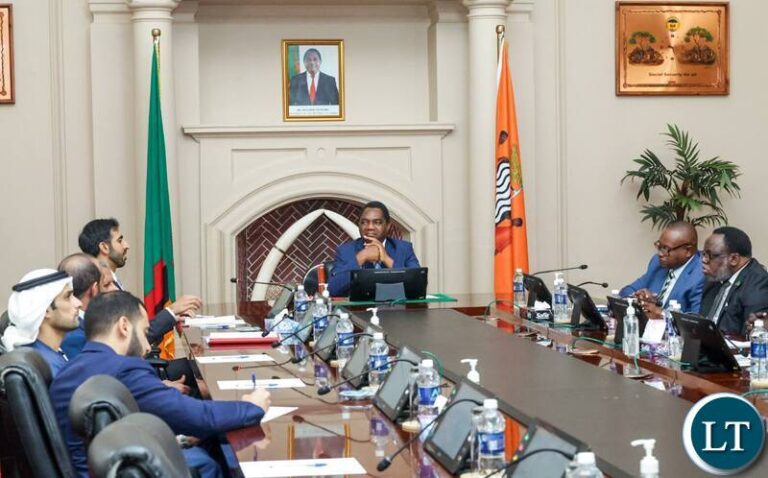 Zambia ,UAE Strengthen Bilateral Ties through Trade ,Investment and Human Capital Development