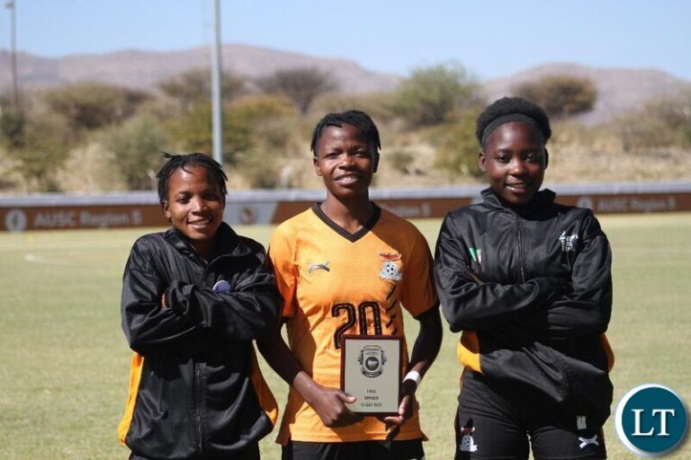 Mweemba Salutes U20 Girls On COSAFA Title Truimph