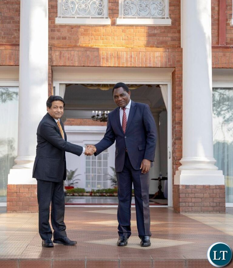 President Hichilema calls for strong ties with India