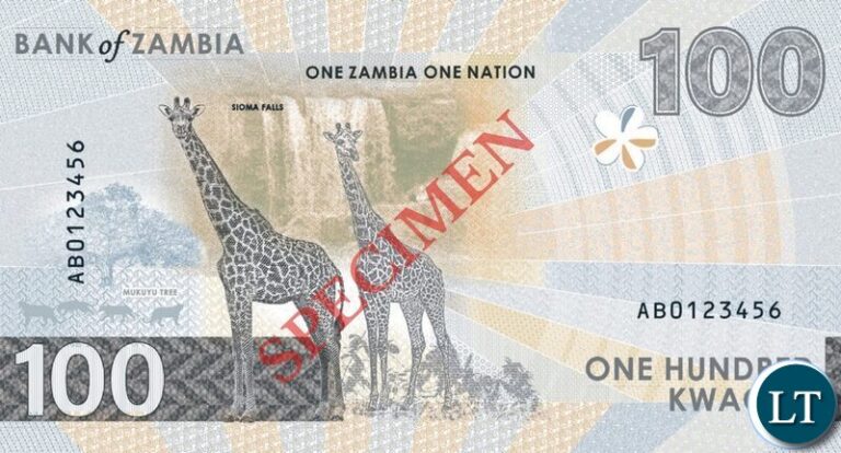 Bank of Zambia launches new K100 and K50 banknotes