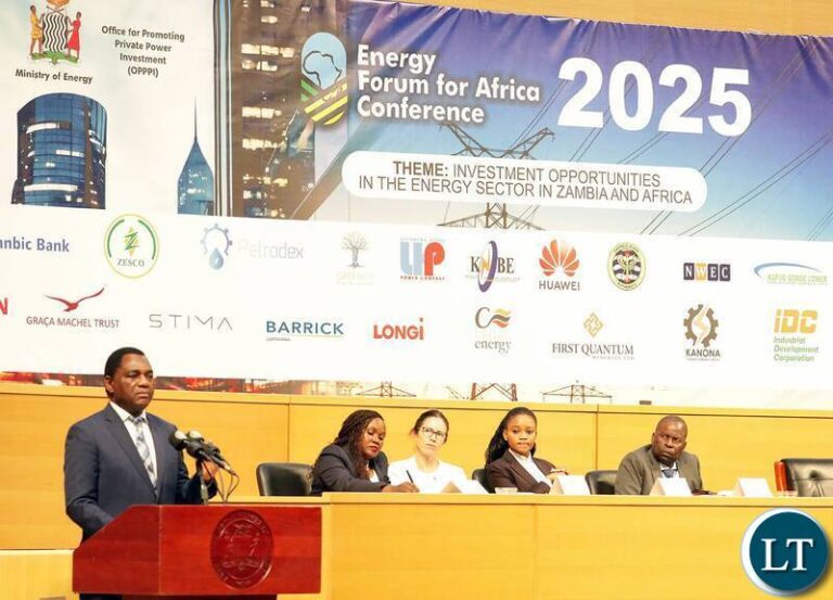 President Hichilema Opens 2025 Energy Forum for Africa in Lusaka, Calls for Increased Investment