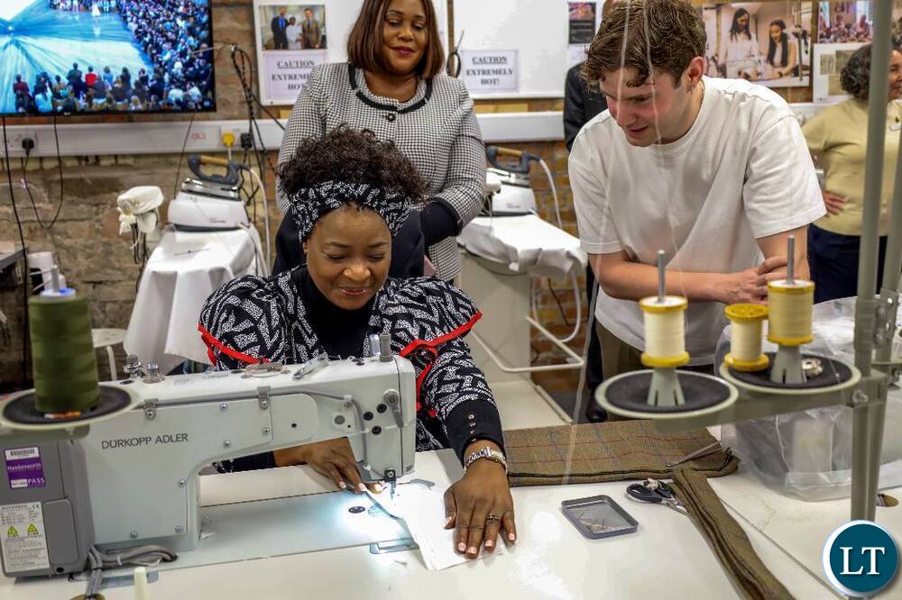 First Lady Mutinta Hichilema receives 500 sewing machines from India government