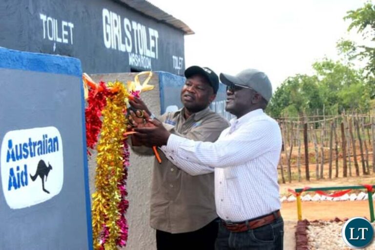 Kafue’s Chanyanya school receives a donation of desks