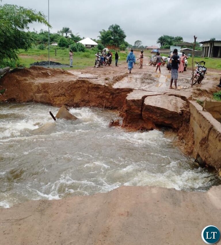 Chiawa, Mugulamano bridge washed away