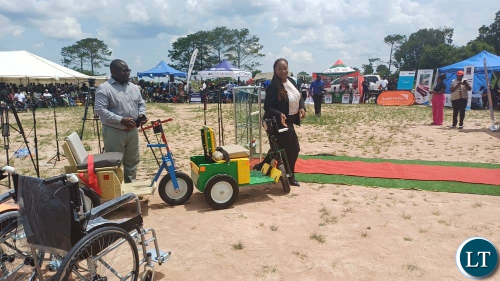World Vision Zambia donates to persons with disability in Kafue