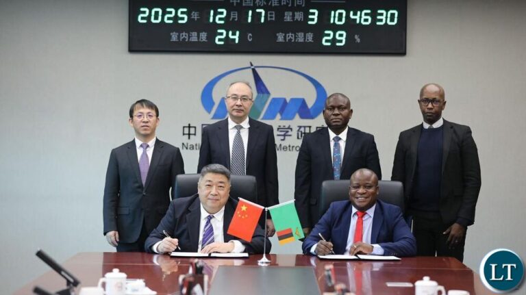 Zambia and China Sign Metrology Cooperation Agreement