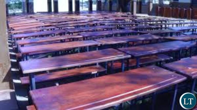 Government Repairs 800 Desks in Kaoma Schools