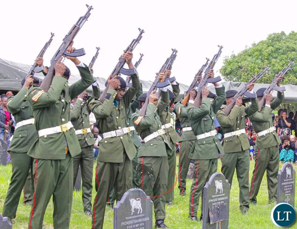 Zambia Army lays peacekeeper Banda to rest in Ndola