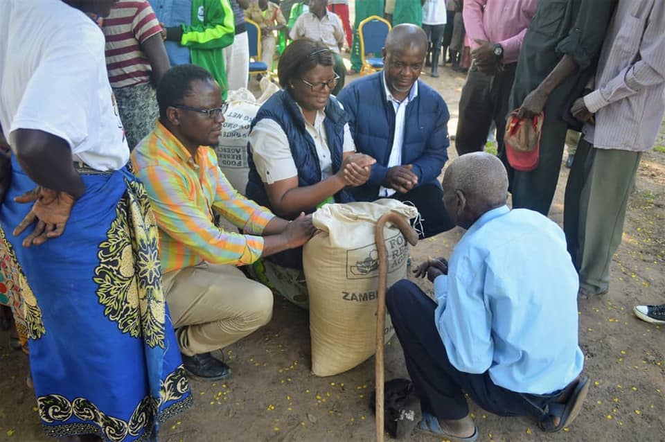 DMMU starts distribution of relief food Chilanga flood victims