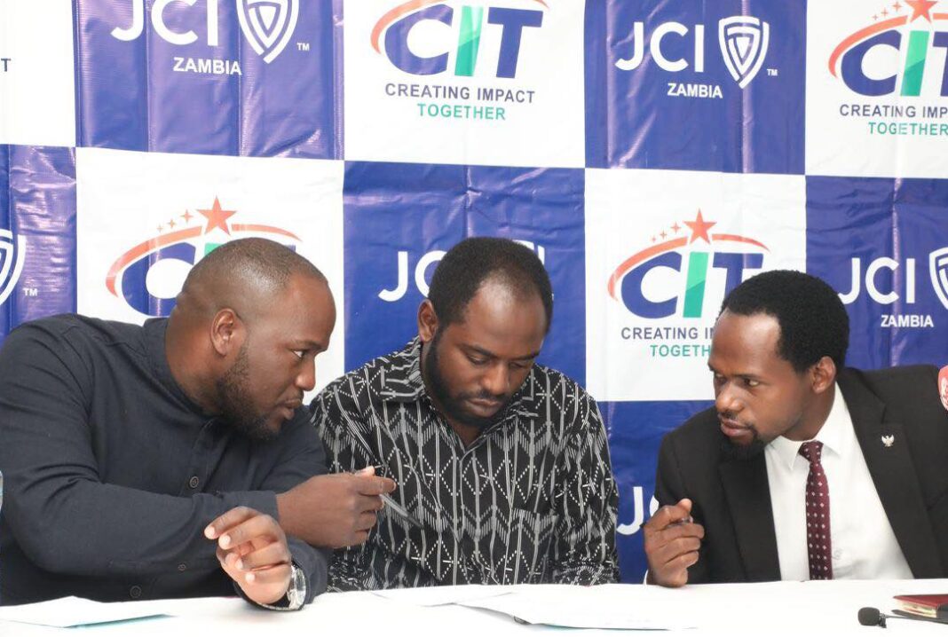JCI Zambia, NACOSU signs MoU