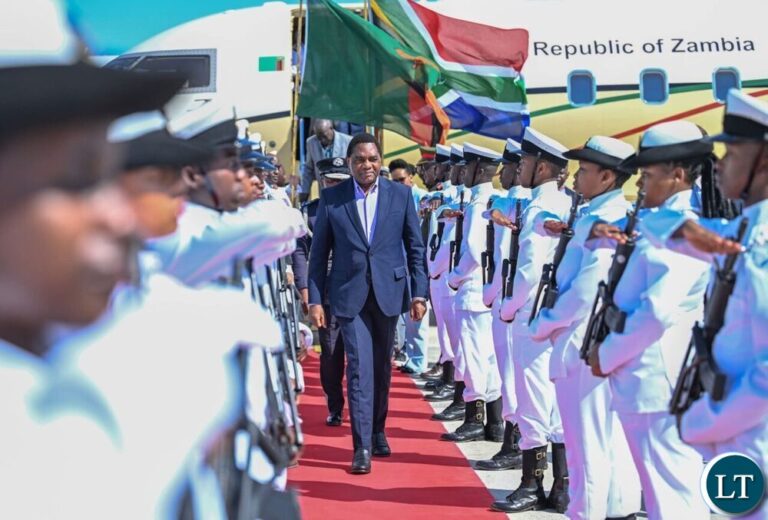 President Hichilema Arrives in South Africa for Mining Indaba 2026 to Attract Investment and Jobs