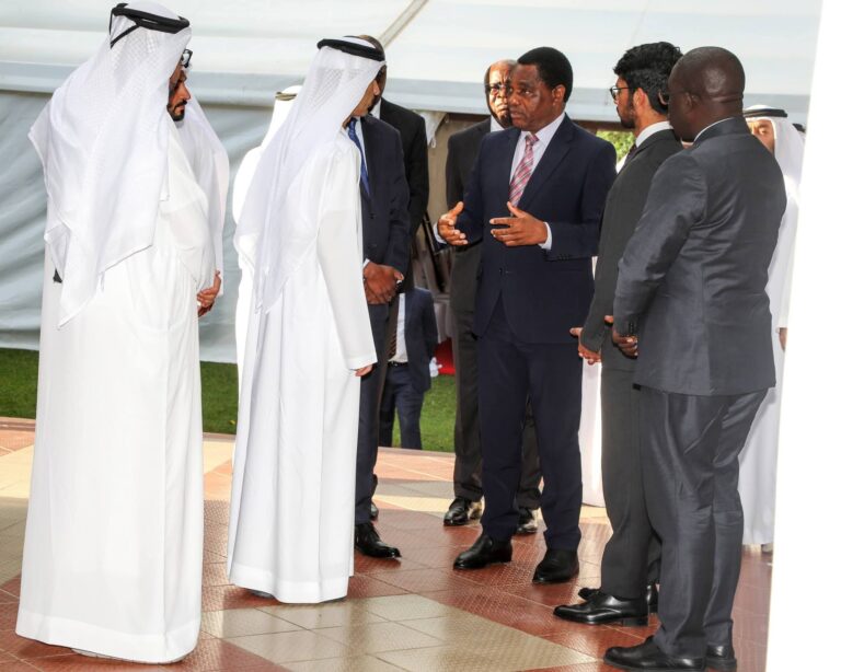 President Hichilema banks on UAE for economic development