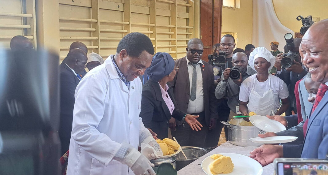 Teacher Unions praise President Hichilema for school feeding programme