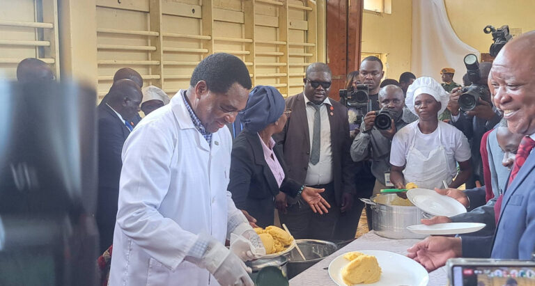 Teacher Unions praise President Hichilema for school feeding programme