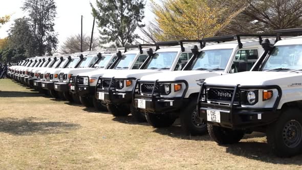 Government receives vehicles to boost health service delivery