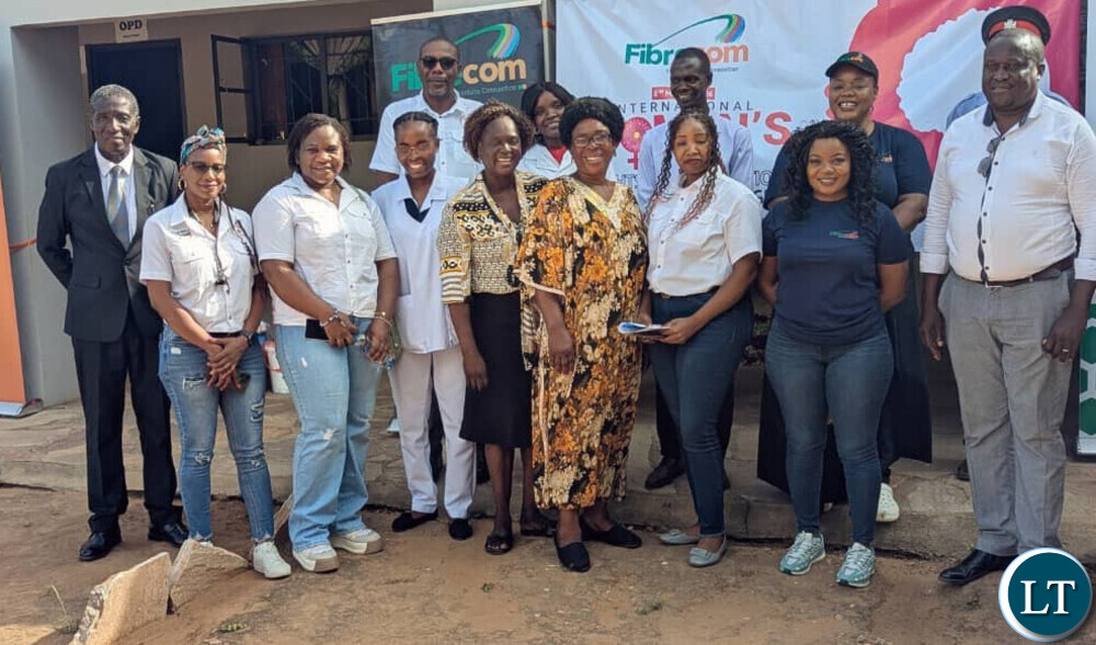 Fibrecom donates assorted Items to Namumu community clinic