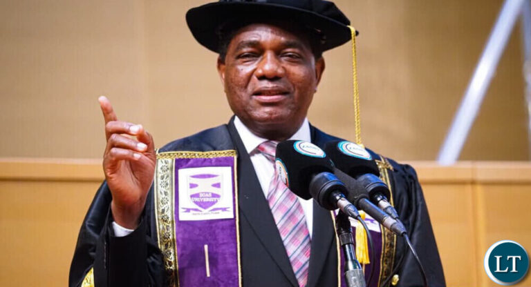 HH Reflects on Shepherd Roots, Credits Reforms for Zambia’s Progress as He Receives Honorary Doctorate