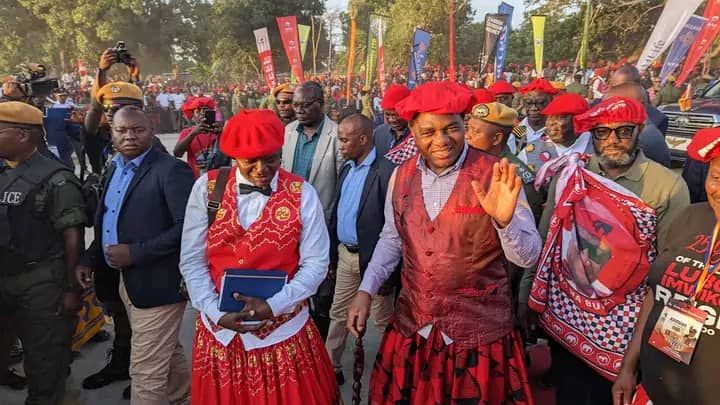 Hichilema in Mongu for Kuomboka ceremony