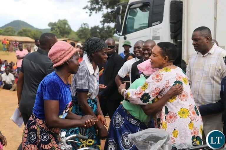 Nelly Mutti Foundation donates to vulnerable people in Chilanga