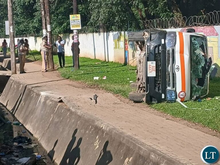 One Dead, 12 Injured in Lusaka Road Accident