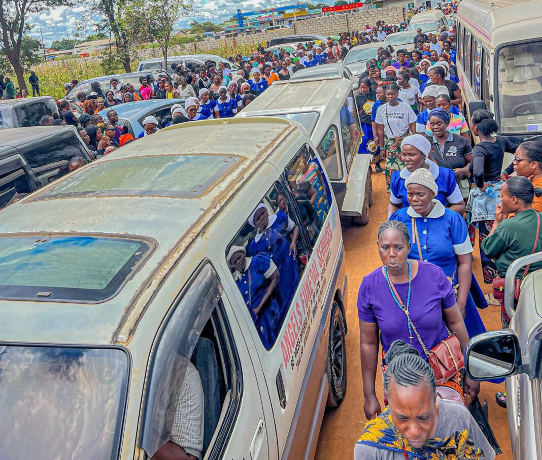 Mourners Gather for Funeral of Church Members Killed in Choma Road Accident