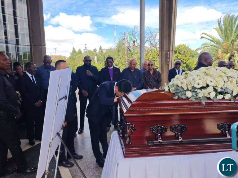 Chinese Community Mourns Kaweche Kaunda