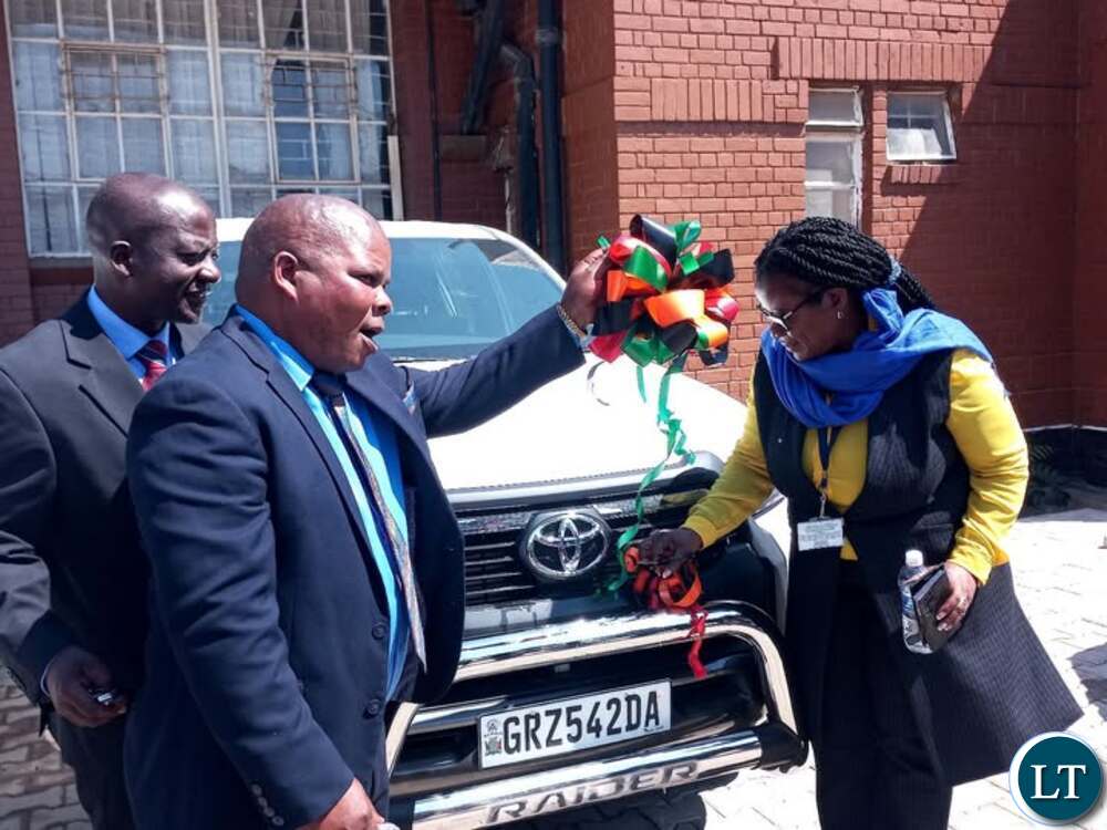 Departments of Forestry and Physical Planning receives vehicles