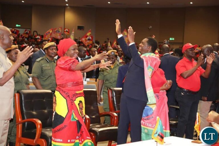 Hichilema retains Nalumango as UPND vice president