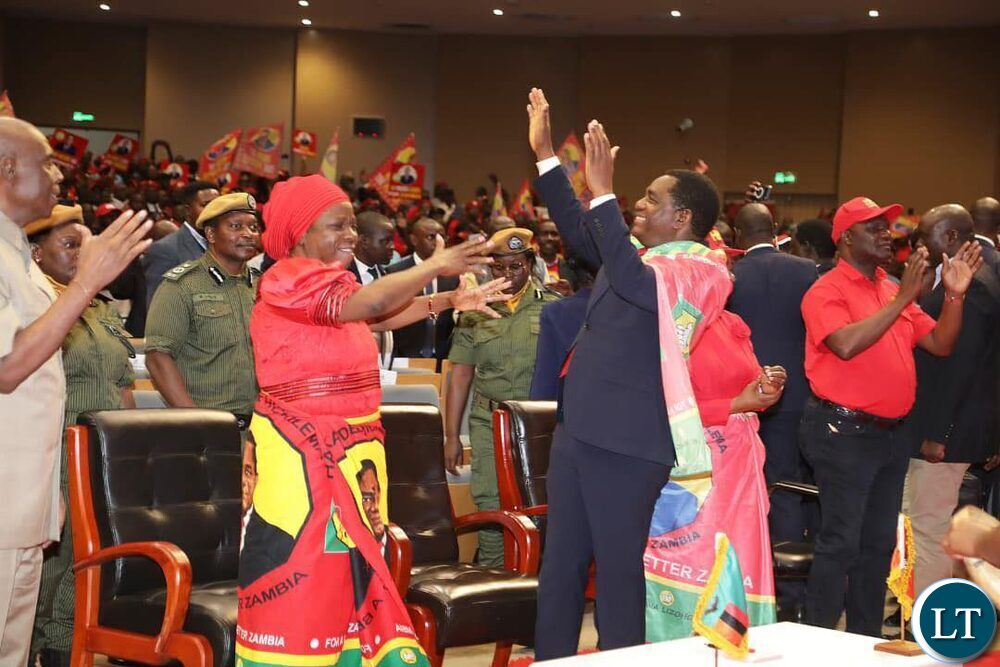 Hichilema retains Nalumango as UPND vice president