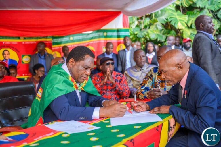 Imenda Congratulates Hichilema for Going Unopposed