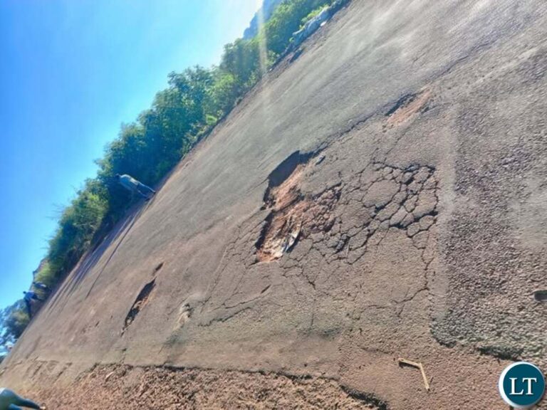 Kasama residents want permanent solution on airport road potholes
