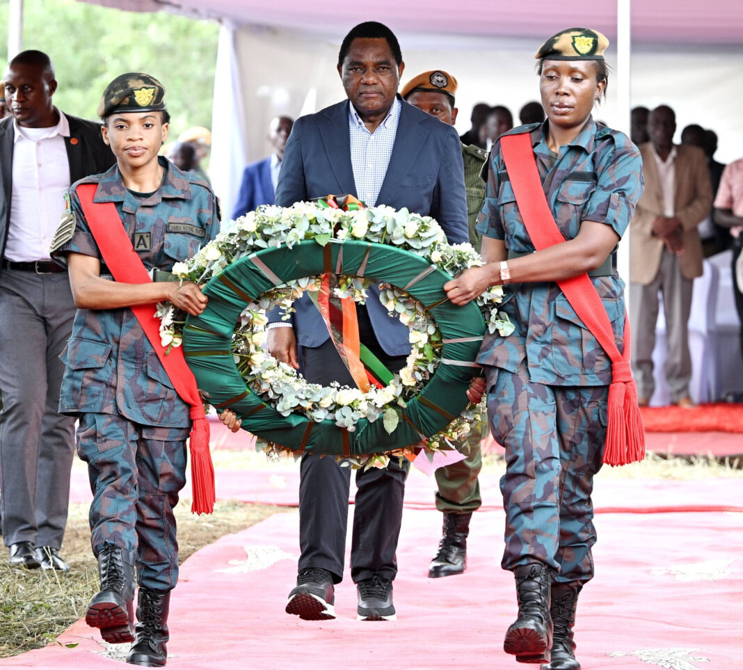 President Hichilema mourns uncle, calls for road safety measures in Monze