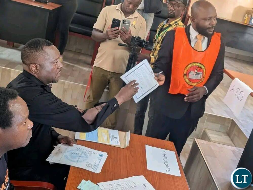 Gary Nkombo Files Nomination as Independent Candidate for Mazabuka Central