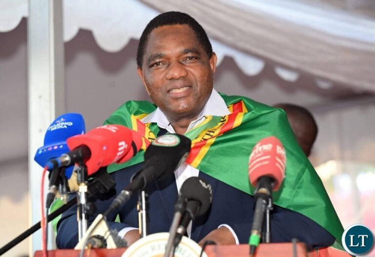 Hichilema Calls for Orderly Support Ahead of Nomination Filing