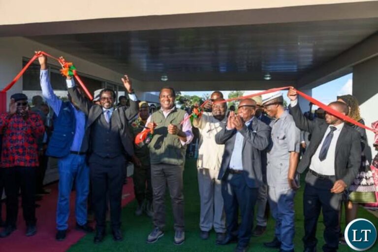 Hakainde Hichilema Mini Hospital commissioned